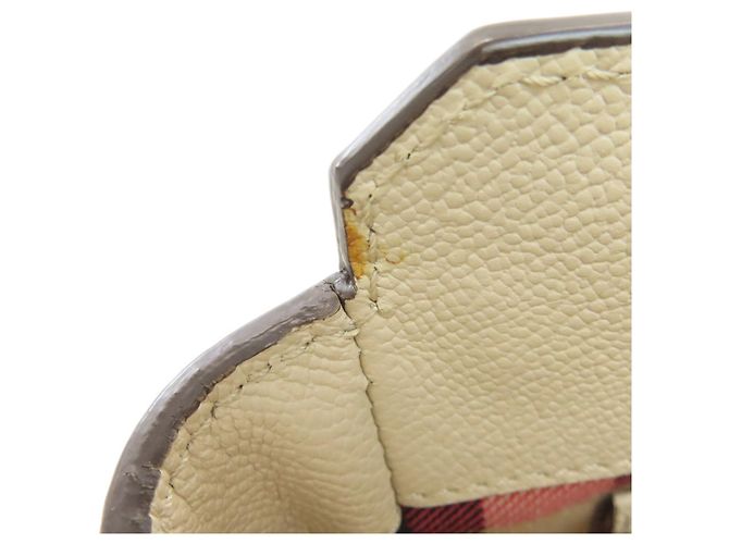 Sac cabas 2-en-1 à boucle Burberry Beige - vue 10