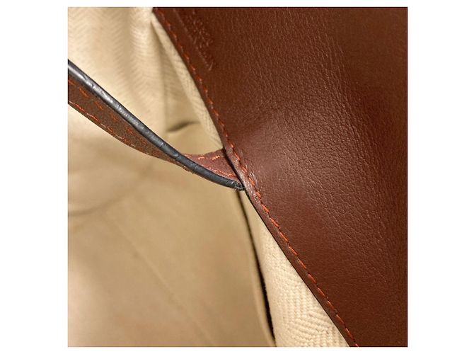 Loewe Hammock Small 2-Way Handtasche Braun Orange - Ansicht 17