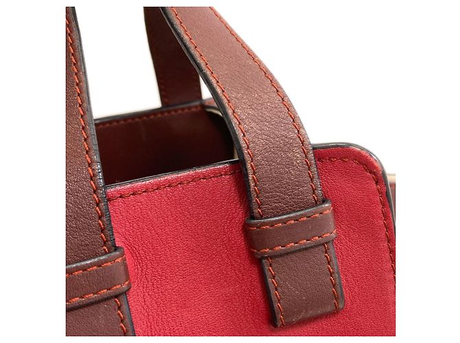 Loewe Hammock Small 2-Way Handtasche Braun Orange - Ansicht 24