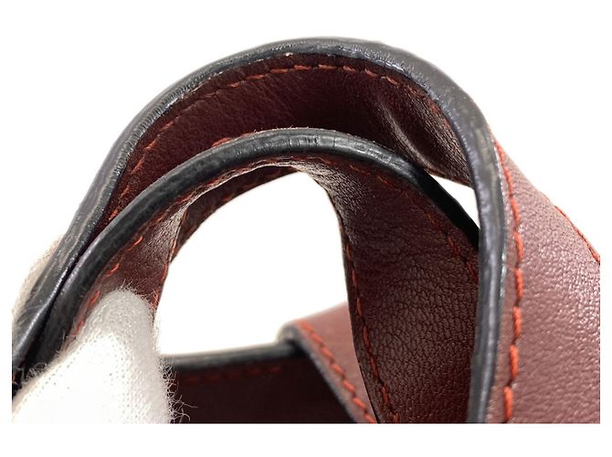 Loewe Hammock Small 2-Way Handtasche Braun Orange - Ansicht 25