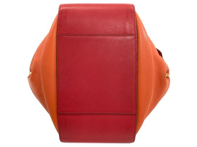 Loewe Hammock Small 2-Way Handtasche Braun Orange - Ansicht 4