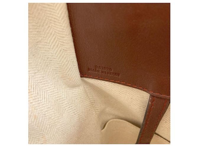 Loewe Hammock Small 2-Way Handtasche Braun Orange - Ansicht 7