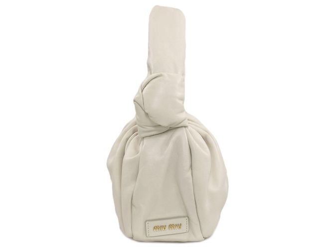 Borsa Miu Miu con design a nodo - vista 3