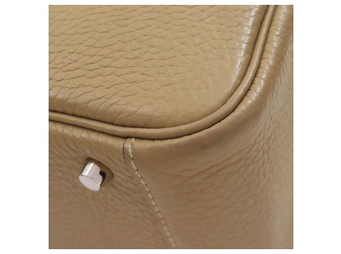 Hermès Borsa Hermes Lindy Mini Verso Maxi Cadreille Beige - vista 20
