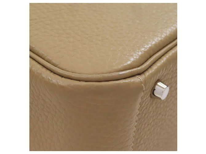 Hermès Borsa Hermes Lindy Mini Verso Maxi Cadreille Beige - vista 23