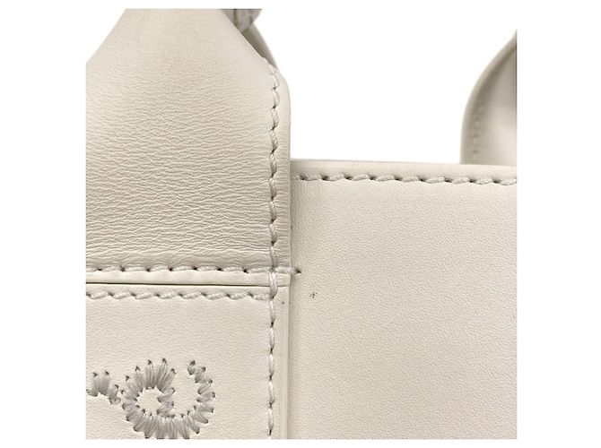 Borsa 2 Way Chloé Woody Small Bianco - vista 11