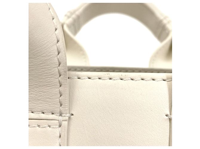 Borsa 2 Way Chloé Woody Small Bianco - vista 13