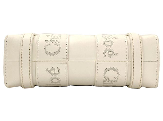 Borsa 2 Way Chloé Woody Small Bianco - vista 4