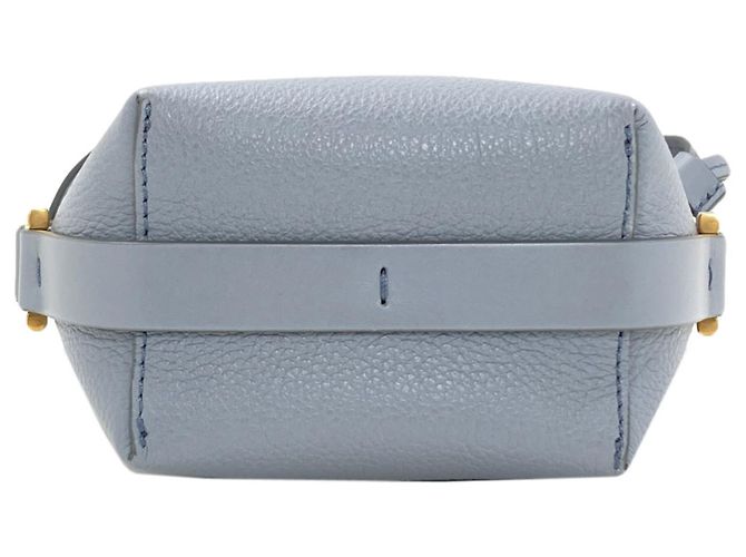 Borsa a Spalla con Catena Chloé Marcie Blu chiaro - vista 4
