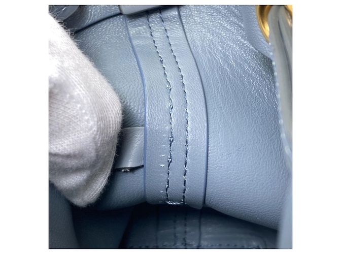 Borsa a Spalla con Catena Chloé Marcie Blu chiaro - vista 9