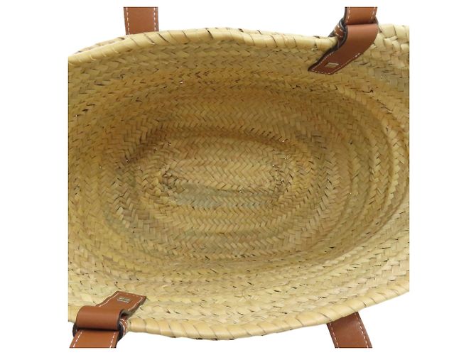 Loewe Raphia-Basket-Tote-Bag Beige - Ansicht 5