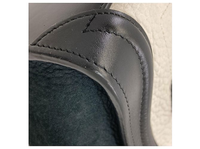 Céline Borsa Celine Luggage Nano 2-Way Nero Bianco - vista 12