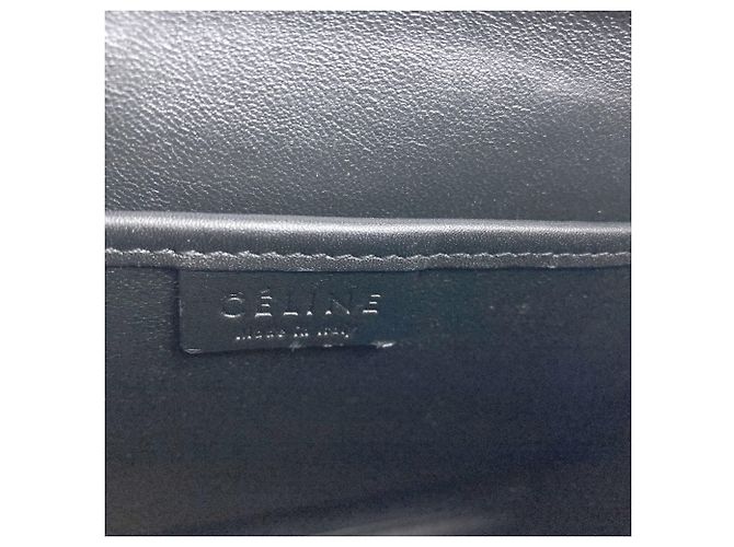 Céline Borsa Celine Luggage Nano 2-Way Nero Bianco - vista 6