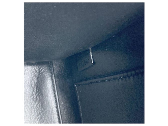 Céline Borsa Celine Luggage Nano 2-Way Nero Bianco - vista 7