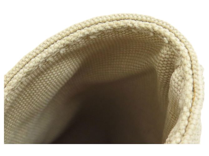 Prada Canapa Handtasche Beige Canvas - Ansicht 18