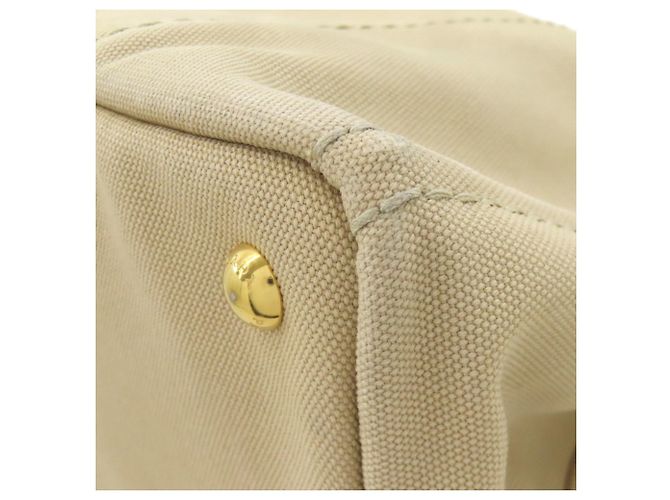 Prada Canapa Handtasche Beige Canvas - Ansicht 26