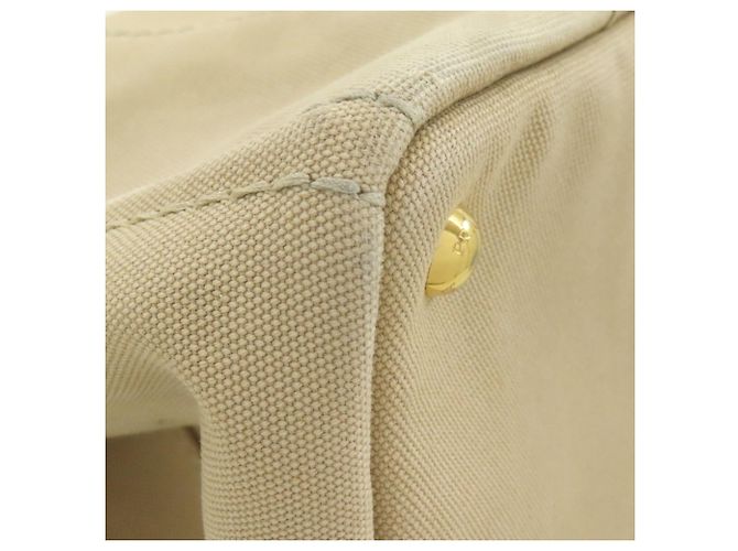 Prada Canapa Handtasche Beige Canvas - Ansicht 27