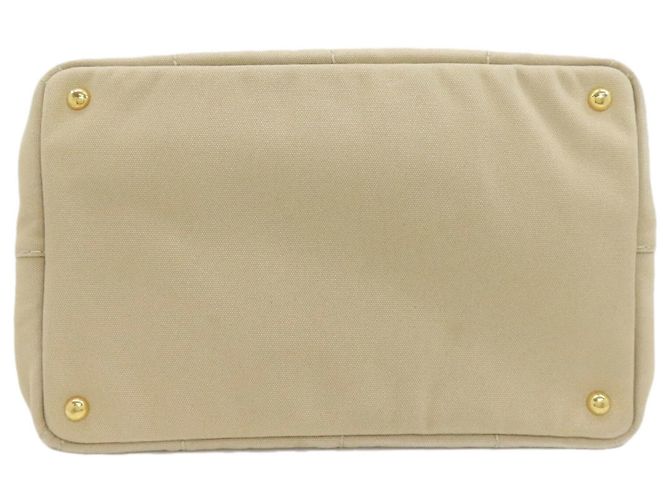 Prada Canapa Handtasche Beige Canvas - Ansicht 4