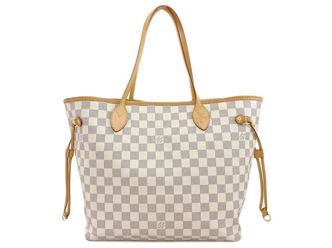 Louis Vuitton N41361 Neverfull MM Borsa Tote Blu Damier ebene - vista 2