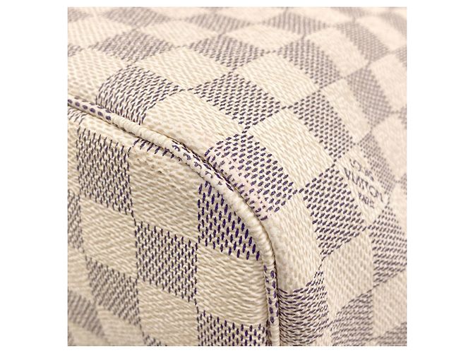 Louis Vuitton N41361 Neverfull MM Borsa Tote Blu Damier ebene - vista 24