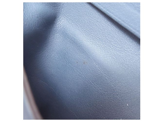 Gucci GG Signature Shima Bi-fold Wallet Blau Dunkelbraun - Ansicht 11