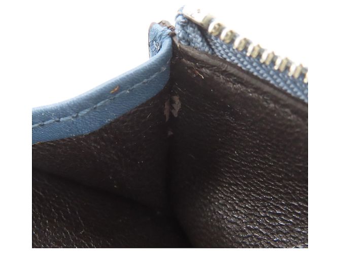 Gucci GG Signature Shima Bi-fold Wallet Blau Dunkelbraun - Ansicht 13