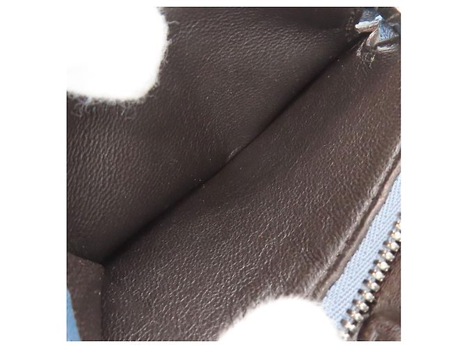 Gucci GG Signature Shima Bi-fold Wallet Blau Dunkelbraun - Ansicht 7