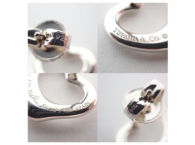 Orecchini a lobo a forma di cuore in argento 925 Tiffany & Co. - vista 10