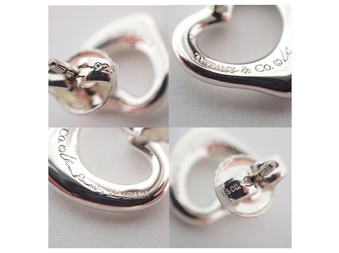 Orecchini a lobo a forma di cuore in argento 925 Tiffany & Co. - vista 9