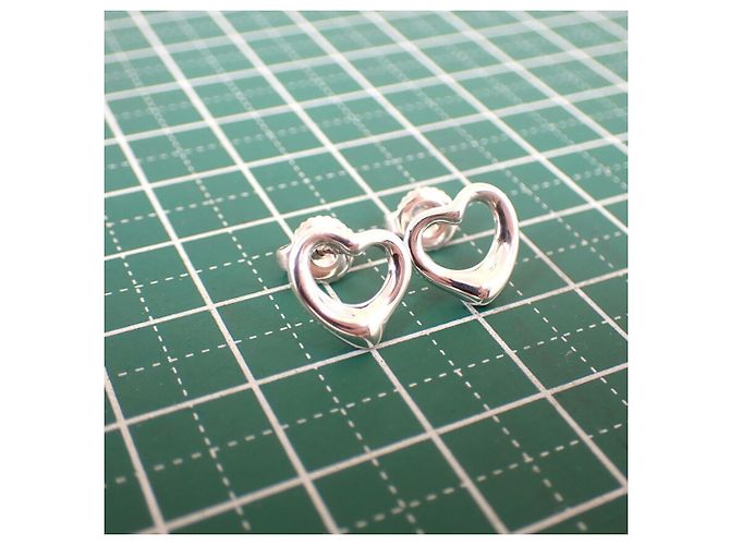 Orecchini a lobo a forma di cuore in argento 925 Tiffany & Co. - vista 10