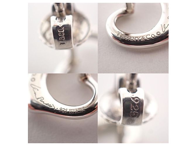 Orecchini a lobo a forma di cuore in argento 925 Tiffany & Co. - vista 9