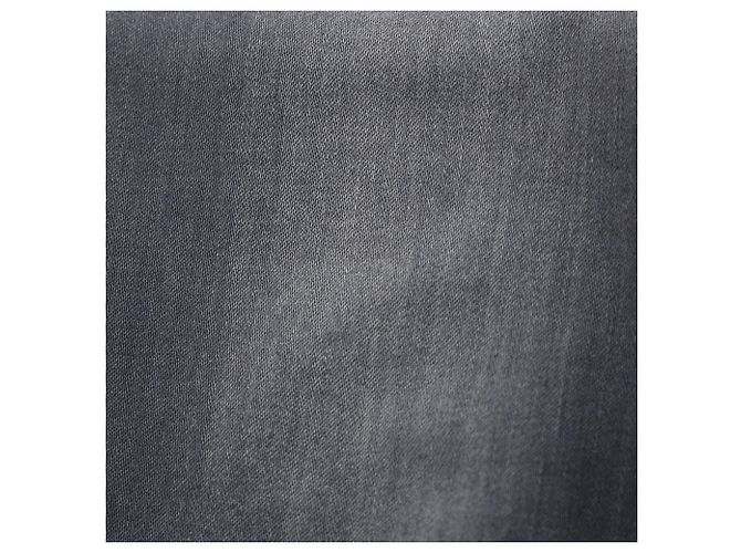 Vaqueros Slim Washed Armani Jeans en algodón gris - vista 12