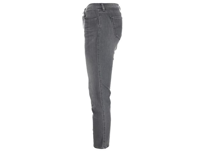Vaqueros Slim Washed Armani Jeans en algodón gris - vista 2