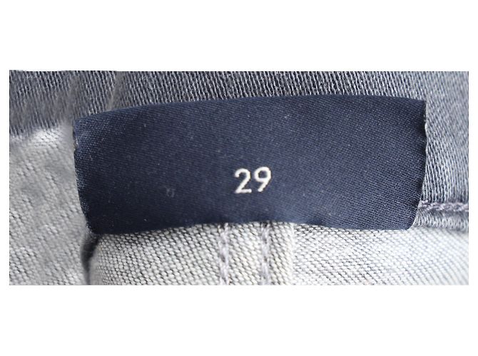 Vaqueros Slim Washed Armani Jeans en algodón gris - vista 5