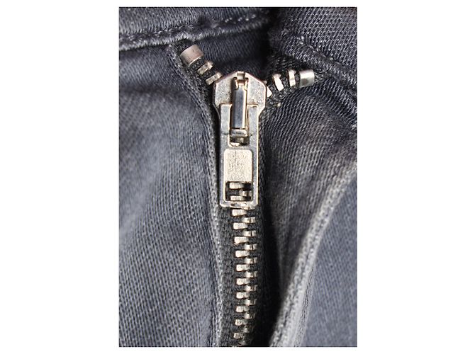 Vaqueros Slim Washed Armani Jeans en algodón gris - vista 9