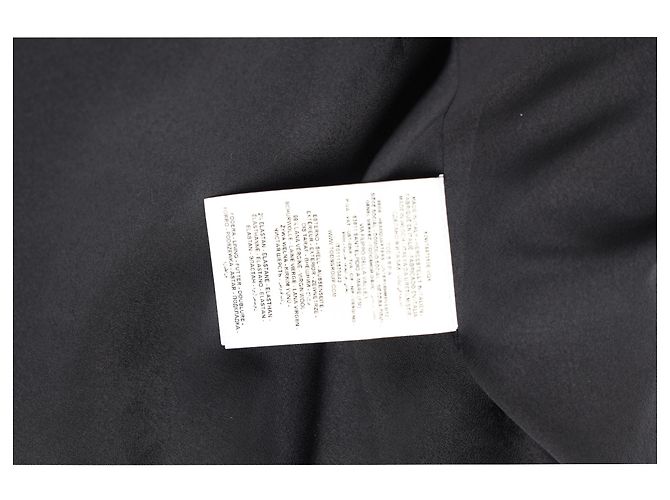 Blazer de rayas con cinturón en lana negra Tod's Negro - vista 5