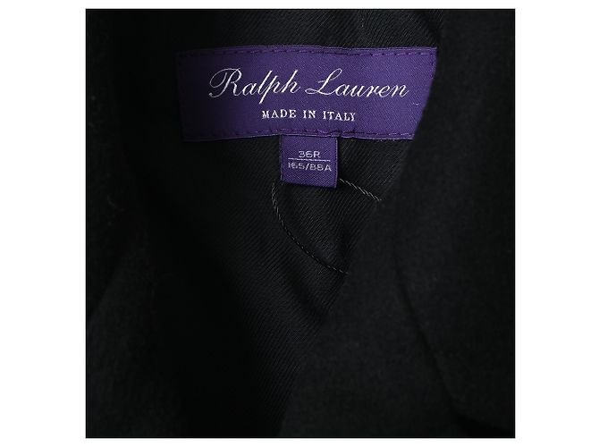Abrigo de doble botonadura Logan de Ralph Lauren en lana negra Negro - vista 4