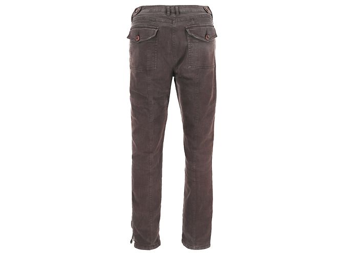 Jeans Slim-Fit Max Mara Weekend en algodón marrón Castaño Roja - vista 3