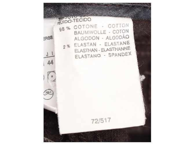 Jeans Slim-Fit Max Mara Weekend en algodón marrón Castaño Roja - vista 6