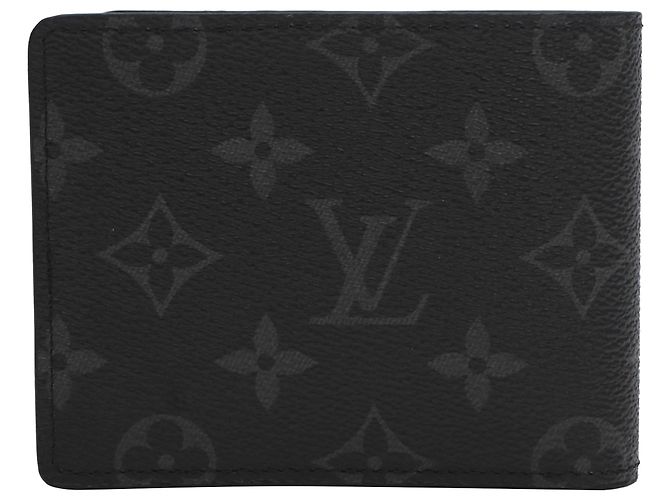 Louis Vuitton x Fragment Multiple Wallet in Black Coated Canvas - view 3