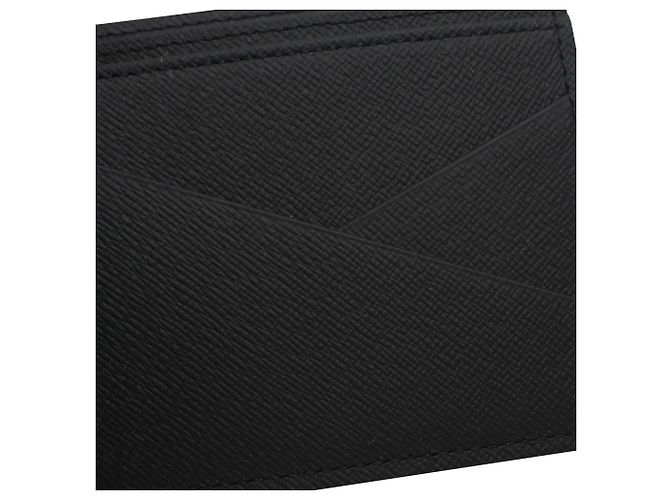 Louis Vuitton x Fragment Multiple Wallet in Black Coated Canvas - view 9