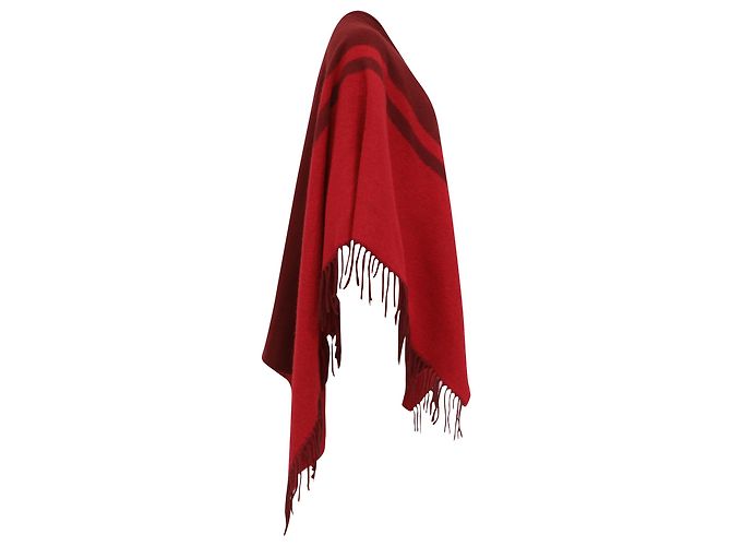 Sciarpa con frange Maje in acrilico bordeaux Rosso Bordò - vista 3