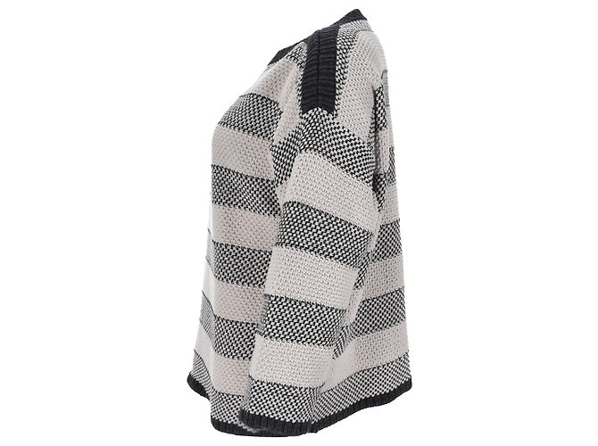 Maglione in maglia a righe Max Mara Weekend in cotone multicolore - vista 2