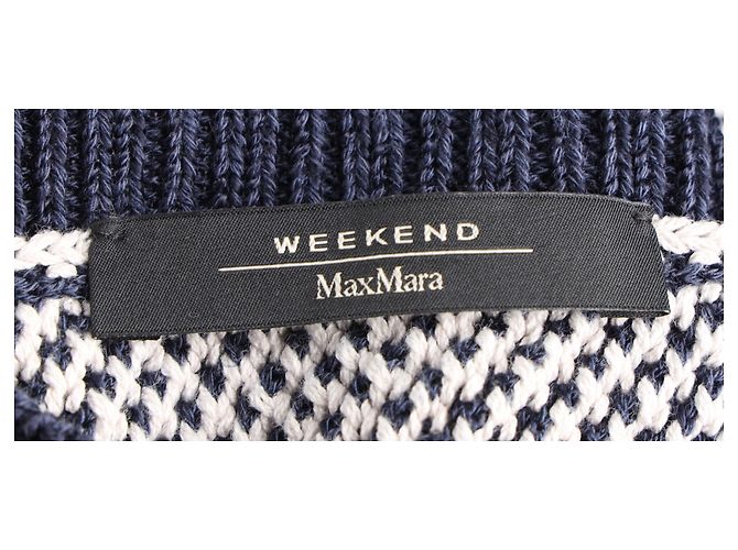Maglione in maglia a righe Max Mara Weekend in cotone multicolore - vista 4