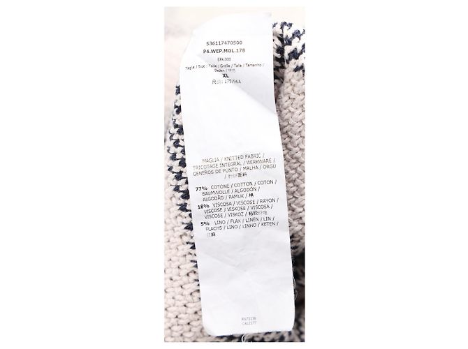 Maglione in maglia a righe Max Mara Weekend in cotone multicolore - vista 5