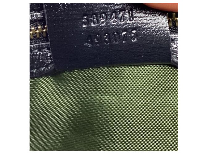 Borsa a tracolla Gucci Medium GG in pelle nera Nero - vista 12