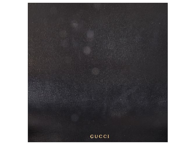 Borsa a tracolla Gucci Medium GG in pelle nera Nero - vista 9