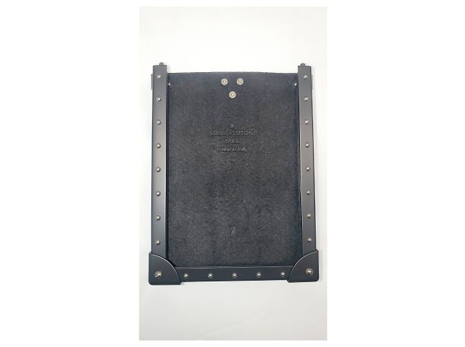 Twist Custodia Louis Vuitton x Fragment Monogram Eye Trunk per iPhone 7+ in Tela Cerata Nera Nero - vista 10