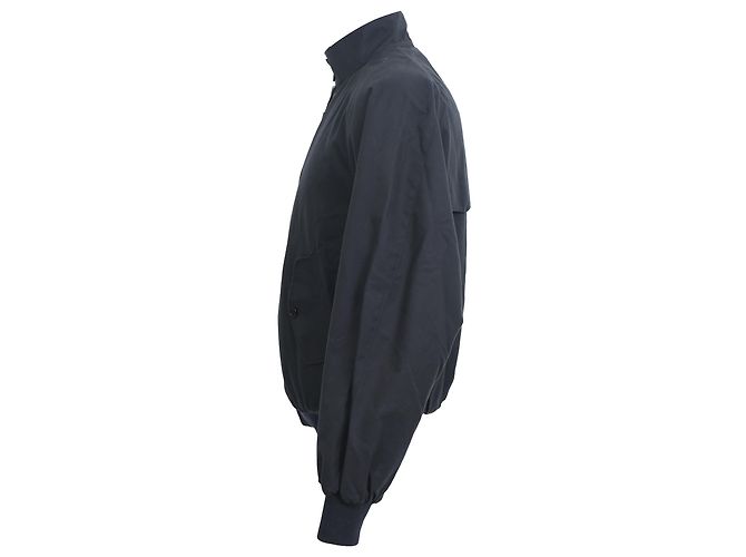 Giacca bomber Burberry con zip in cotone nero - vista 2