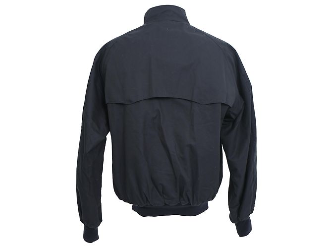 Giacca bomber Burberry con zip in cotone nero - vista 3